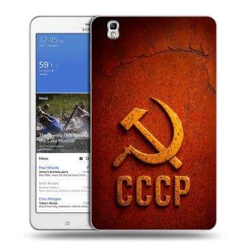 Силиконовый чехол на Samsung Galaxy Tab Pro 8.4 с принтом Флаг Герб СССР Силиконовый чехол на Samsung Galaxy Tab Pro 8.4 с принтом Флаг Герб СССР