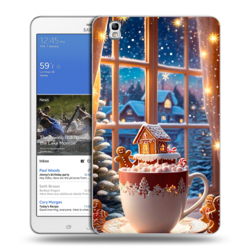 Силиконовый чехол на Samsung Galaxy Tab Pro 8.4 с принтом Новый год