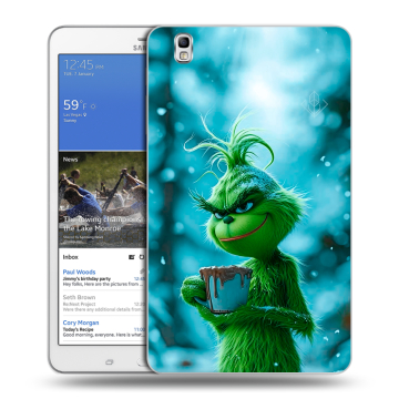 Силиконовый чехол на Samsung Galaxy Tab Pro 8.4 с принтом Новый год гринч