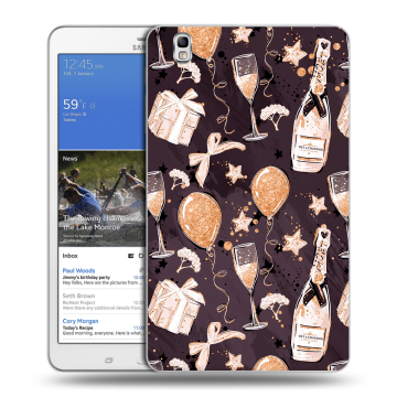 Силиконовый чехол на Samsung Galaxy Tab Pro 8.4 с принтом Новый год