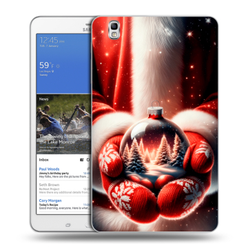 Силиконовый чехол на Samsung Galaxy Tab Pro 8.4 с принтом Новый год