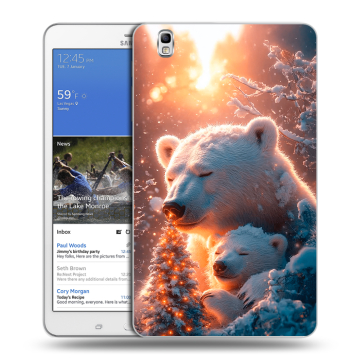 Силиконовый чехол на Samsung Galaxy Tab Pro 8.4 с принтом Новый год