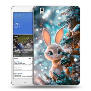 Силиконовый чехол на Samsung Galaxy Tab Pro 8.4 с принтом Новый год