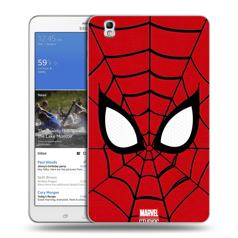 Силиконовый чехол на Samsung Galaxy Tab Pro 8.4 с принтом человек паук spiderman Силиконовый чехол на Samsung Galaxy Tab Pro 8.4 с принтом человек паук spiderman