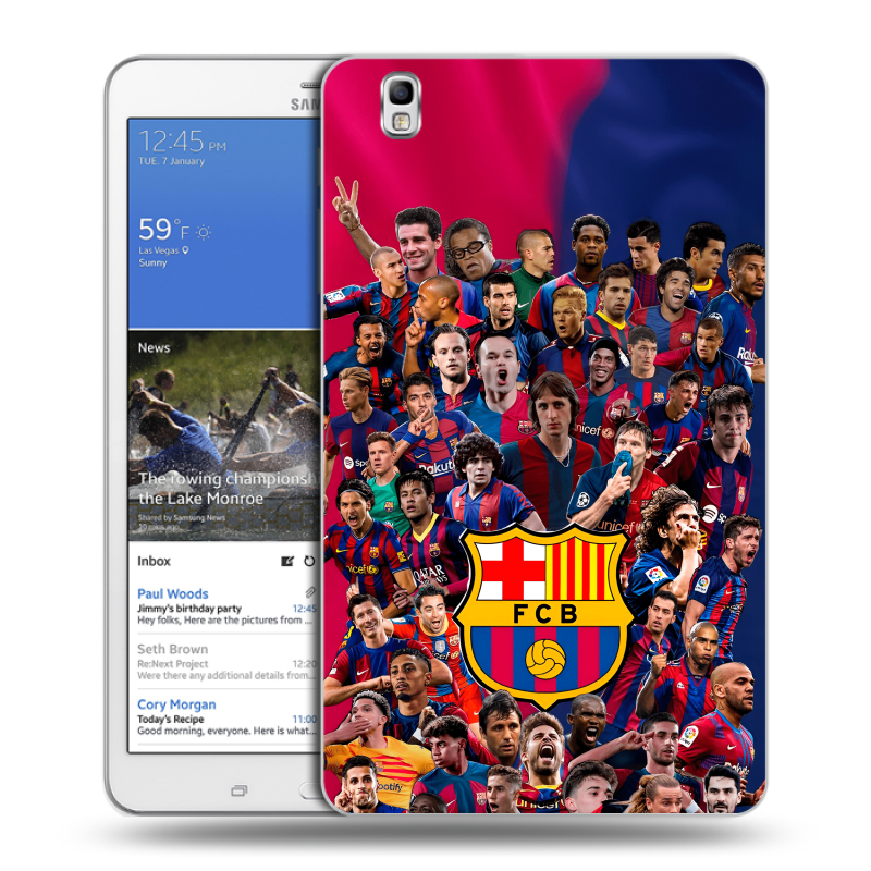 Силиконовый чехол на Samsung Galaxy Tab Pro 8.4 с принтом Барселона Barcelona Силиконовый чехол на Samsung Galaxy Tab Pro 8.4 с принтом Барселона Barcelona