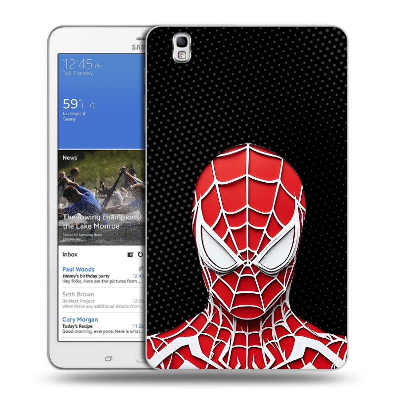 Силиконовый чехол на Samsung Galaxy Tab Pro 8.4 с принтом человек паук spiderman Силиконовый чехол на Samsung Galaxy Tab Pro 8.4 с принтом человек паук spiderman