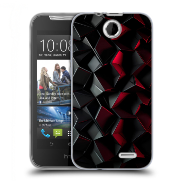 Силиконовый чехол на HTC Desire 310 с принтом Абстракция