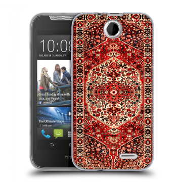 Силиконовый чехол на HTC Desire 310 с принтом Ковер