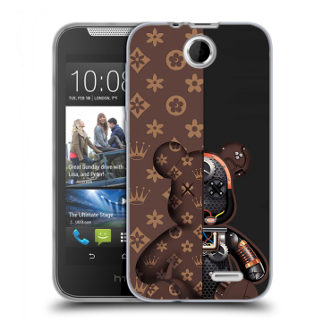 Силиконовый чехол на HTC Desire 310 с принтом Луи робот