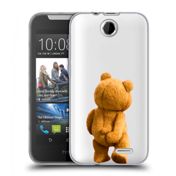 Силиконовый чехол на HTC Desire 310 с принтом Медведь