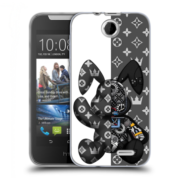 Силиконовый чехол на HTC Desire 310 с принтом Луи робот
