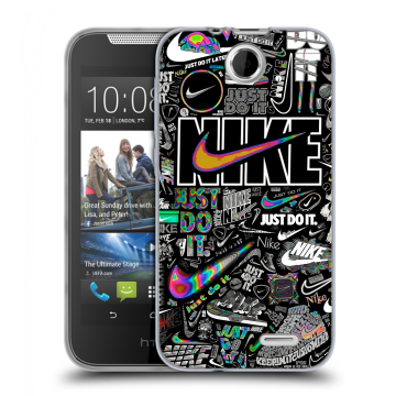 Силиконовый чехол на HTC Desire 310 с принтом Найк Силиконовый чехол на HTC Desire 310 с принтом Найк