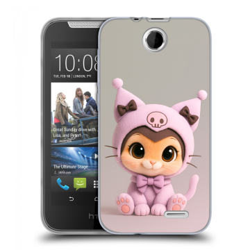 Силиконовый чехол на HTC Desire 310 с принтом Куроми Kuromi 