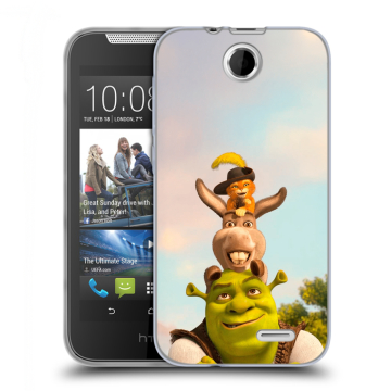 Силиконовый чехол на HTC Desire 310 с принтом Шрек Shrek Силиконовый чехол на HTC Desire 310 с принтом Шрек Shrek