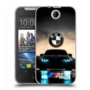 Силиконовый чехол на HTC Desire 310 с принтом БМВ BMW Силиконовый чехол на HTC Desire 310 с принтом БМВ BMW