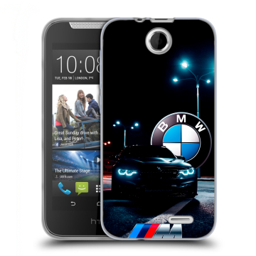 Силиконовый чехол на HTC Desire 310 с принтом БМВ BMW Силиконовый чехол на HTC Desire 310 с принтом БМВ BMW