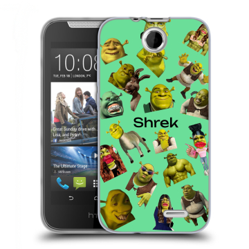 Силиконовый чехол на HTC Desire 310 с принтом Шрек Shrek Силиконовый чехол на HTC Desire 310 с принтом Шрек Shrek