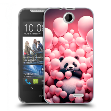Силиконовый чехол на HTC Desire 310 с принтом Панда