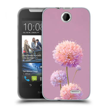 Силиконовый чехол на HTC Desire 310 с принтом Цветы Силиконовый чехол на HTC Desire 310 с принтом Цветы