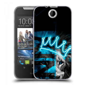 Силиконовый чехол на HTC Desire 310 с принтом Король лев Силиконовый чехол на HTC Desire 310 с принтом Король лев