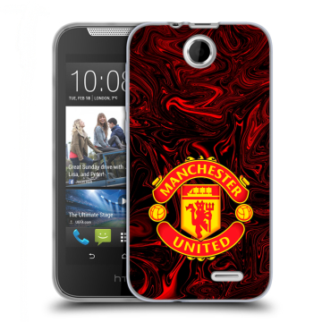 Силиконовый чехол на HTC Desire 310 с принтом Manchester United Силиконовый чехол на HTC Desire 310 с принтом Manchester United