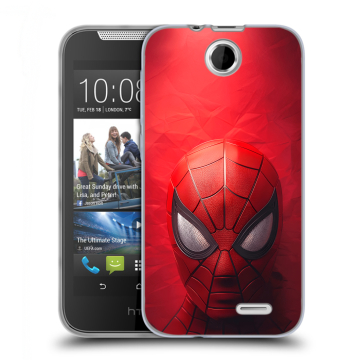 Силиконовый чехол на HTC Desire 310 с принтом Spiderman Человек паук