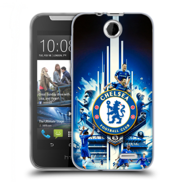 Силиконовый чехол на HTC Desire 310 с принтом Chelsea Челси Силиконовый чехол на HTC Desire 310 с принтом Chelsea Челси