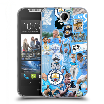 Силиконовый чехол на HTC Desire 310 с принтом Man City Манчестер Сити Силиконовый чехол на HTC Desire 310 с принтом Man City Манчестер Сити