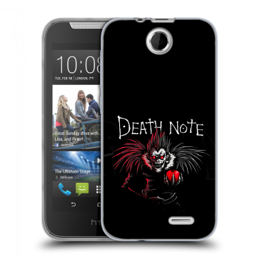Силиконовый чехол на HTC Desire 310 с принтом Death note Тетрадь смерти