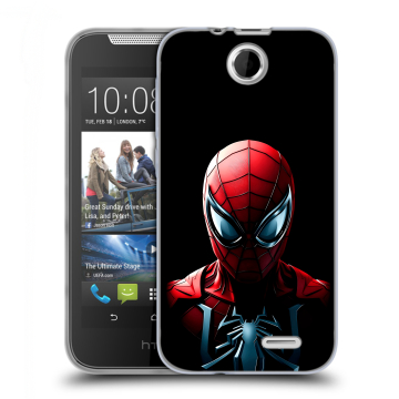 Силиконовый чехол на HTC Desire 310 с принтом Spiderman Человек паук
