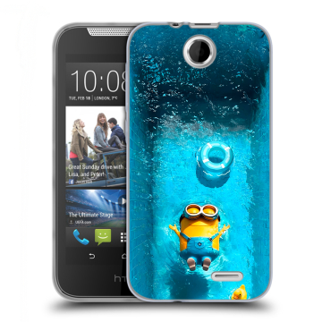 Силиконовый чехол на HTC Desire 310 с принтом Миньоны Силиконовый чехол на HTC Desire 310 с принтом Миньоны