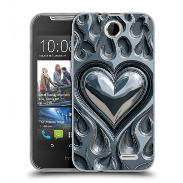 Силиконовый чехол на HTC Desire 310 с принтом Y2K