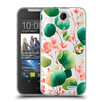 Силиконовый чехол на HTC Desire 310 с принтом женский Силиконовый чехол на HTC Desire 310 с принтом женский