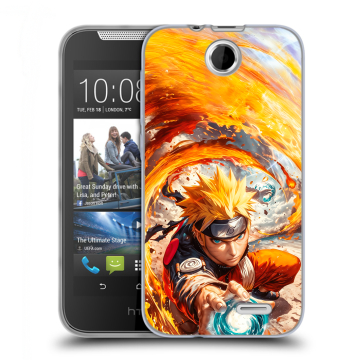 Силиконовый чехол на HTC Desire 310 с принтом Аниме Наруто Naruto