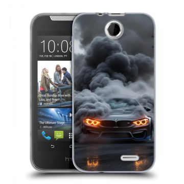 Силиконовый чехол на HTC Desire 310 с принтом BMW БМВ Силиконовый чехол на HTC Desire 310 с принтом BMW БМВ