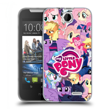 Силиконовый чехол на HTC Desire 310 с принтом My little pony Дружба чудо Силиконовый чехол на HTC Desire 310 с принтом My little pony Дружба чудо