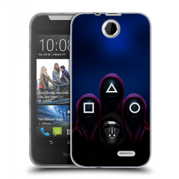 Силиконовый чехол на HTC Desire 310 с принтом Игра Кальмара Силиконовый чехол на HTC Desire 310 с принтом Игра Кальмара