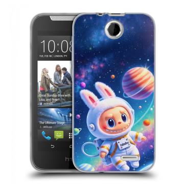 Силиконовый чехол на HTC Desire 310 с принтом Labubu Лабубу