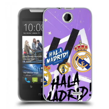 Силиконовый чехол на HTC Desire 310 с принтом Real Madrid Реал Мадрид