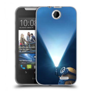 Силиконовый чехол на HTC Desire 310 с принтом Миньоны