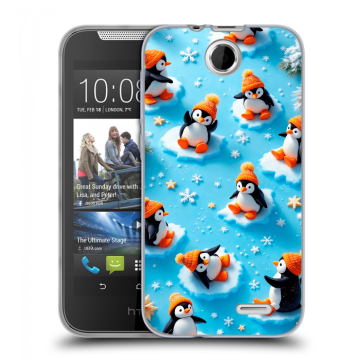 Силиконовый чехол на HTC Desire 310 с принтом Новый год Силиконовый чехол на HTC Desire 310 с принтом Новый год