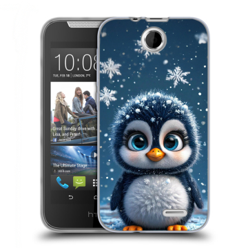 Силиконовый чехол на HTC Desire 310 с принтом Новый год Силиконовый чехол на HTC Desire 310 с принтом Новый год