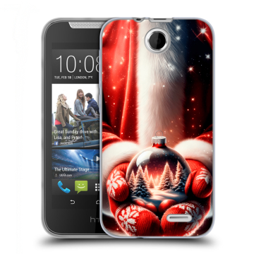 Силиконовый чехол на HTC Desire 310 с принтом Новый год Силиконовый чехол на HTC Desire 310 с принтом Новый год