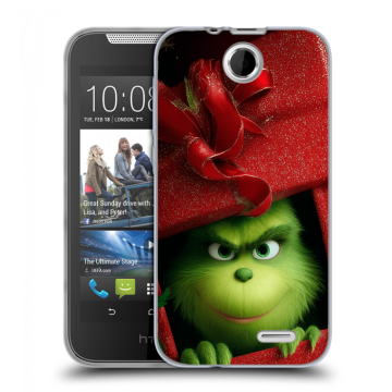 Силиконовый чехол на HTC Desire 310 с принтом Новый год Силиконовый чехол на HTC Desire 310 с принтом Новый год