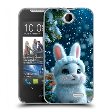 Силиконовый чехол на HTC Desire 310 с принтом Новый год Силиконовый чехол на HTC Desire 310 с принтом Новый год