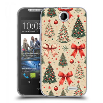 Силиконовый чехол на HTC Desire 310 с принтом Новый год Силиконовый чехол на HTC Desire 310 с принтом Новый год