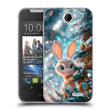 Силиконовый чехол на HTC Desire 310 с принтом Новый год Силиконовый чехол на HTC Desire 310 с принтом Новый год