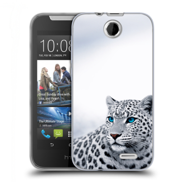 Силиконовый чехол на HTC Desire 310 с принтом женский