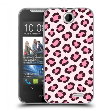 Силиконовый чехол на HTC Desire 310 с принтом для девочек