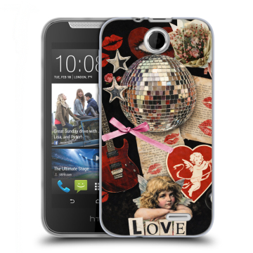 Силиконовый чехол на HTC Desire 310 с принтом для девочек Силиконовый чехол на HTC Desire 310 с принтом для девочек